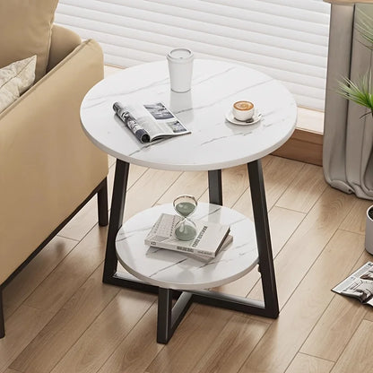DuaForma | Moderne Tweelaagse Bijzettafel – Compact & Functioneel Design