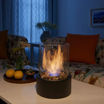 CozyFlame | Modern & Draagbare Tafelhaard zonder geur