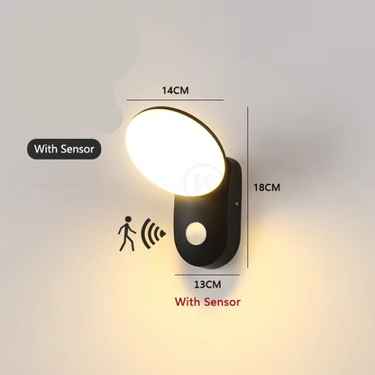 LED wandlamp met bewegingssensor