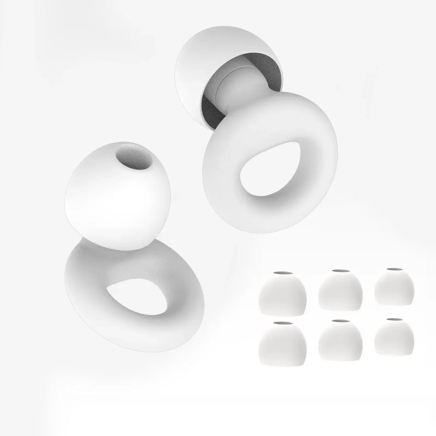 ZenSilence™ | Siliconen Oordopjes voor Slaap, Werk & Zwemmen (4 maten)