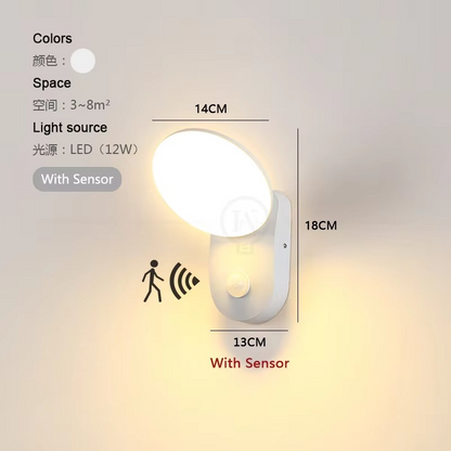 LED wandlamp met bewegingssensor
