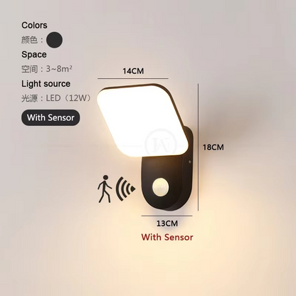 LED wandlamp met bewegingssensor