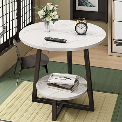 DuaForma | Moderne Tweelaagse Bijzettafel – Compact & Functioneel Design
