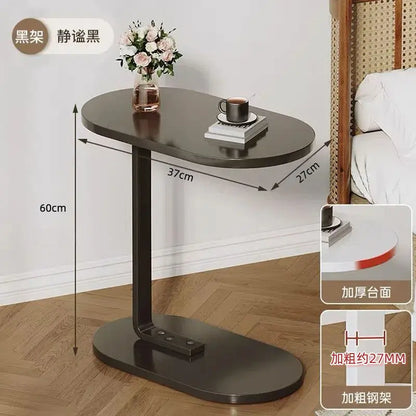 Cavelle | C-vormige Bijzettafel – Licht Luxe Design & Compact Formaat