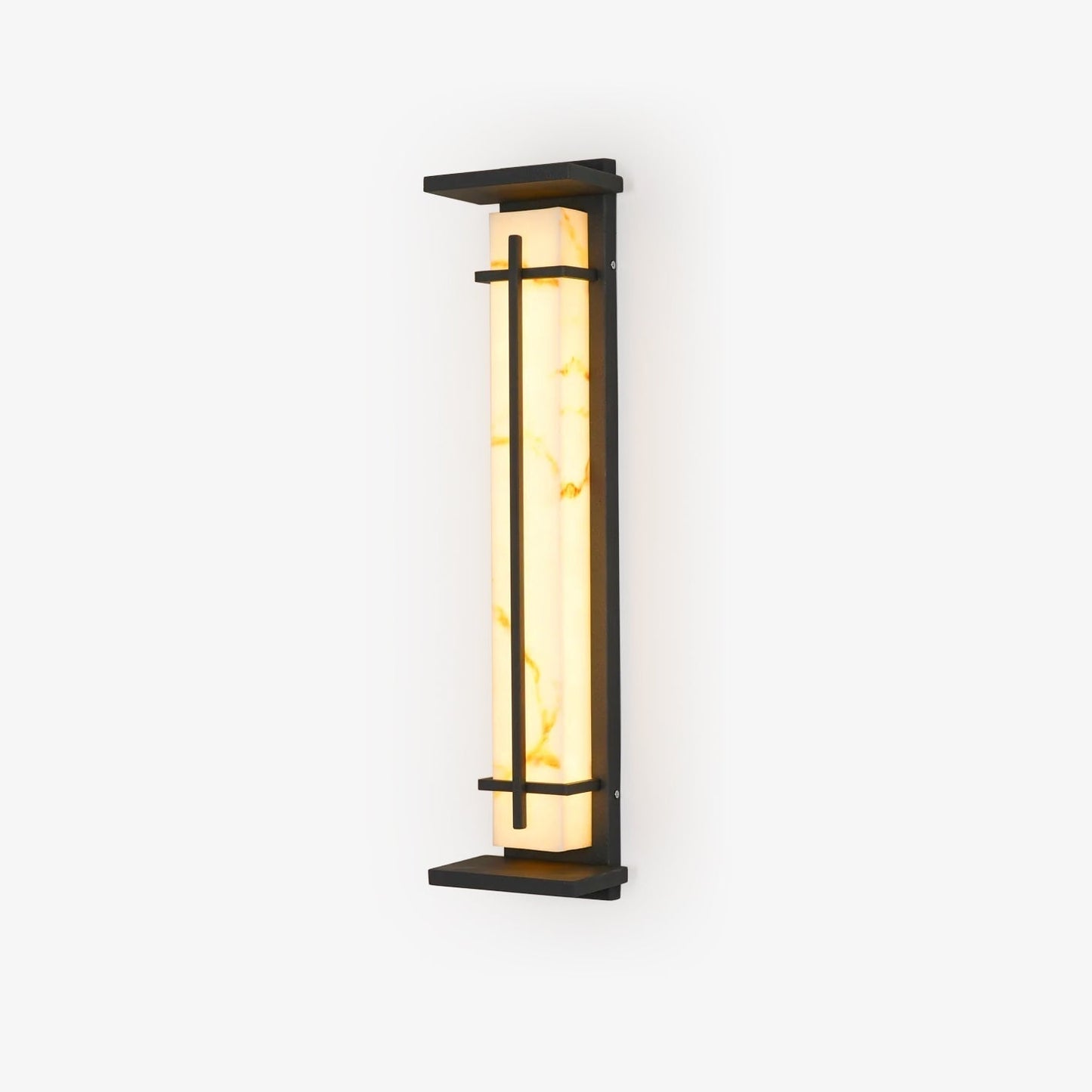 STRAVO Buitenlamp – Moderne LED Wandlamp met Marmer & RVS – Waterdicht IP65