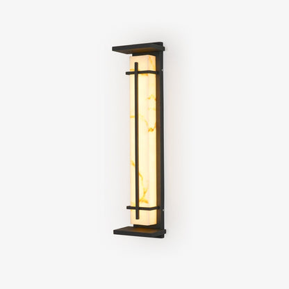 STRAVO Buitenlamp – Moderne LED Wandlamp met Marmer & RVS – Waterdicht IP65