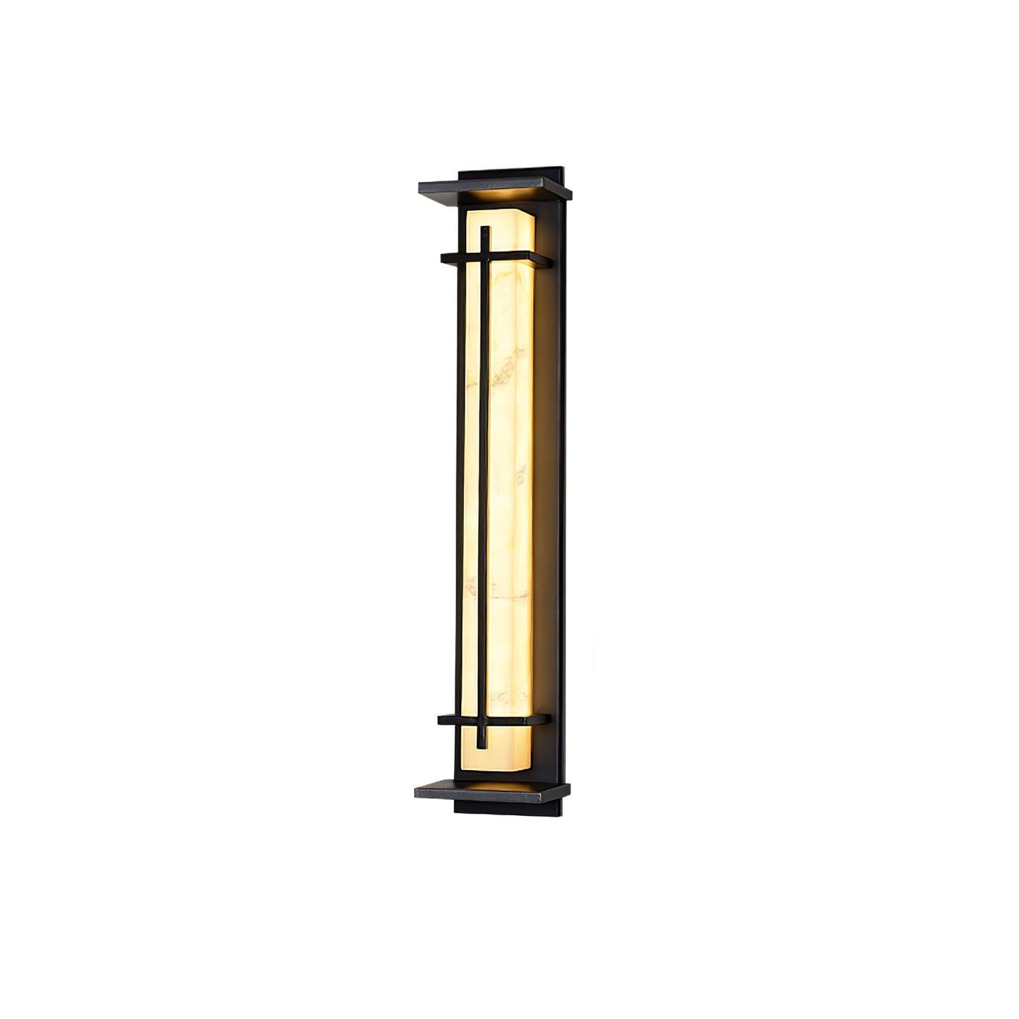 STRAVO Buitenlamp – Moderne LED Wandlamp met Marmer & RVS – Waterdicht IP65