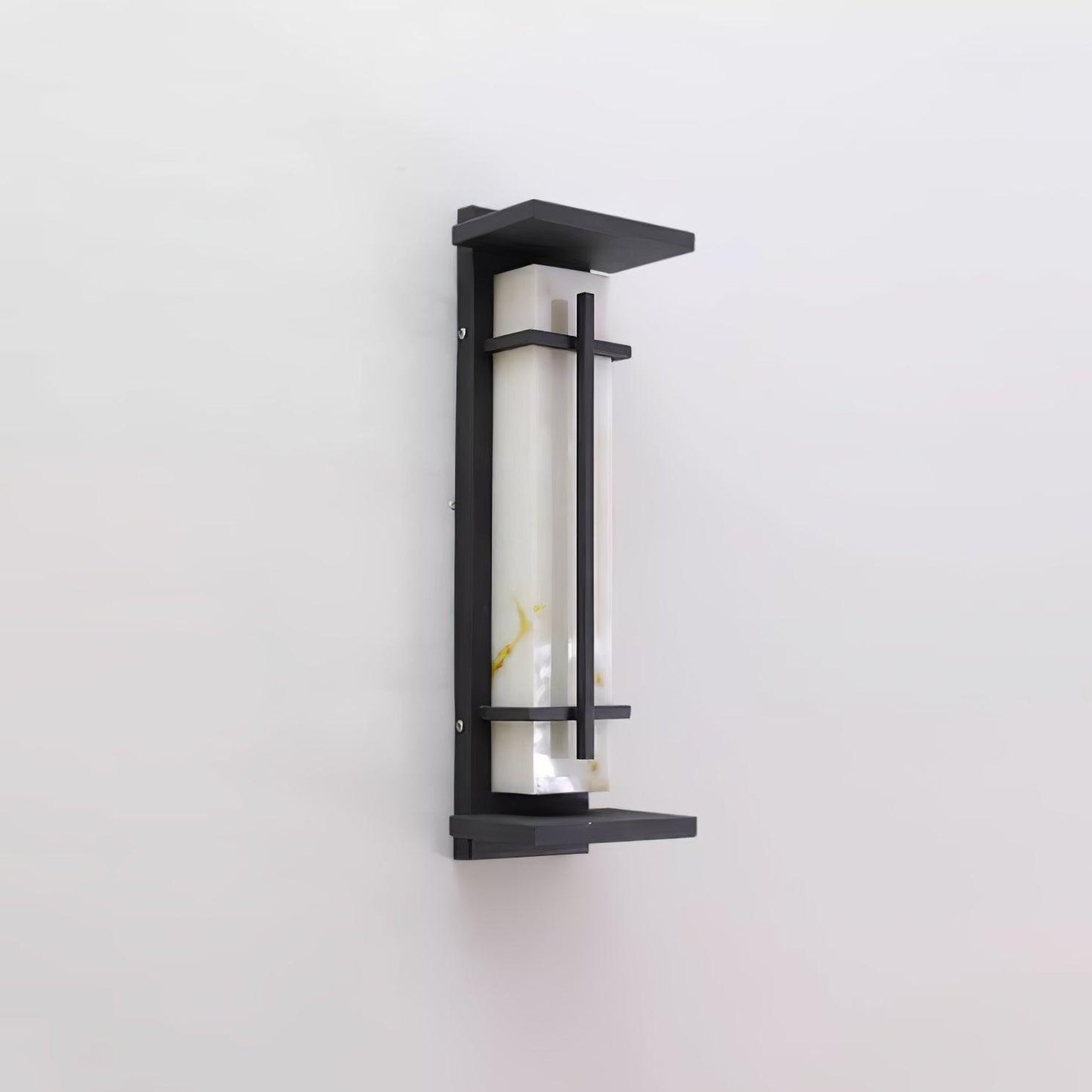 STRAVO Buitenlamp – Moderne LED Wandlamp met Marmer & RVS – Waterdicht IP65