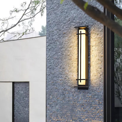 STRAVO Buitenlamp – Moderne LED Wandlamp met Marmer & RVS – Waterdicht IP65