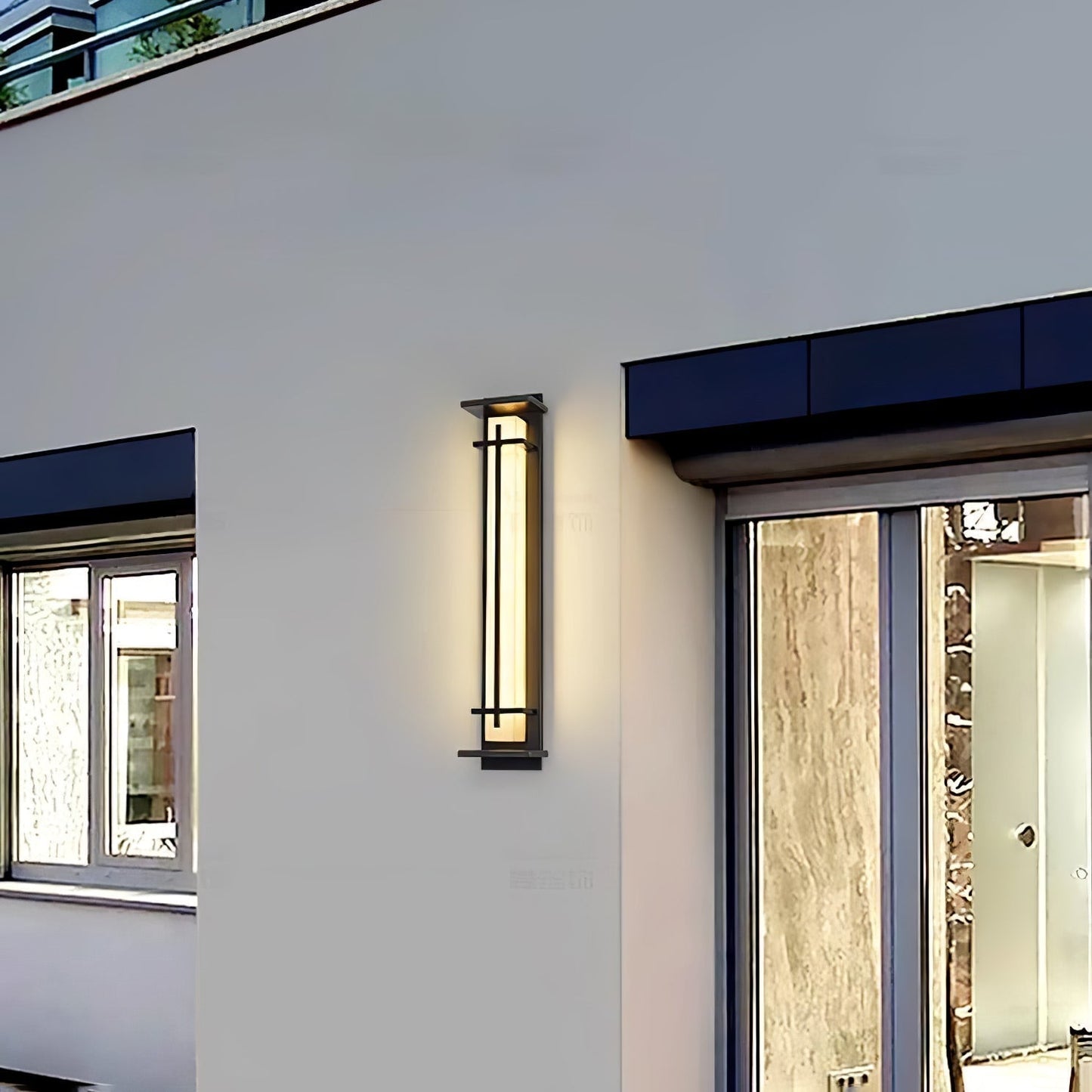 STRAVO Buitenlamp – Moderne LED Wandlamp met Marmer & RVS – Waterdicht IP65