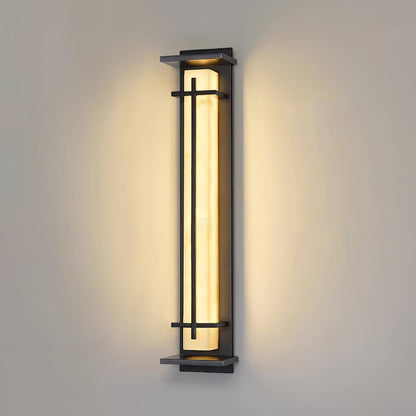 STRAVO Buitenlamp – Moderne LED Wandlamp met Marmer & RVS – Waterdicht IP65