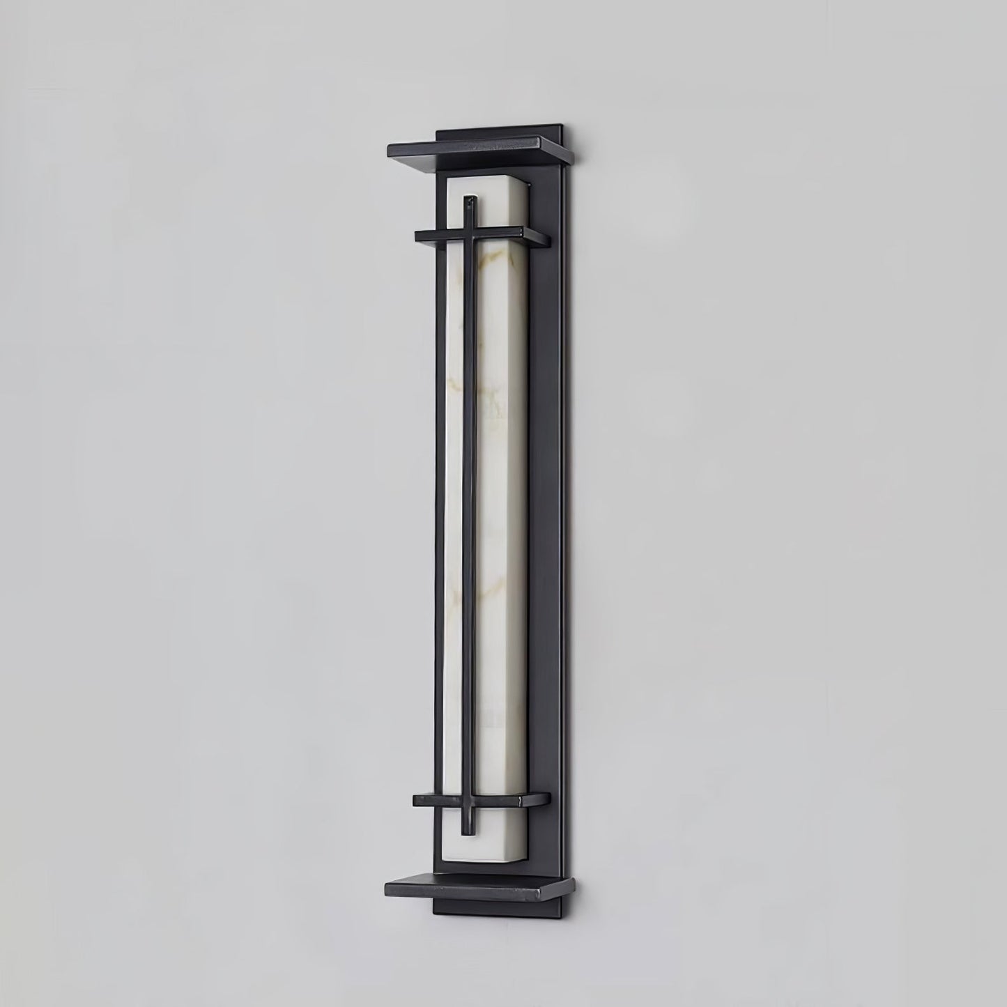 STRAVO Buitenlamp – Moderne LED Wandlamp met Marmer & RVS – Waterdicht IP65