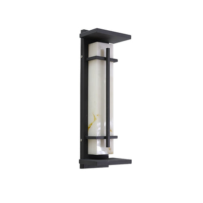 STRAVO Buitenlamp – Moderne LED Wandlamp met Marmer & RVS – Waterdicht IP65