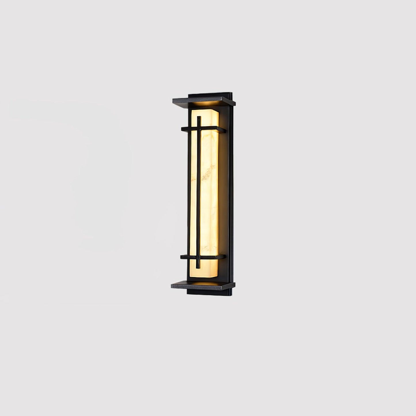 STRAVO Buitenlamp – Moderne LED Wandlamp met Marmer & RVS – Waterdicht IP65