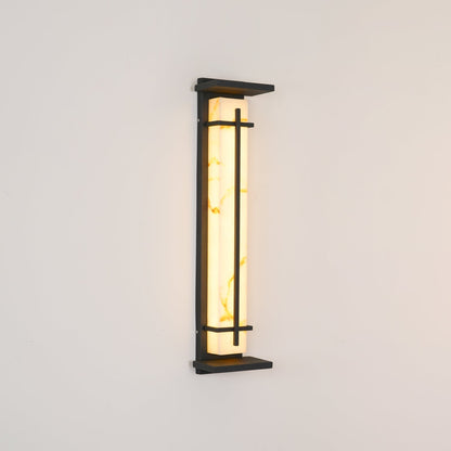 STRAVO Buitenlamp – Moderne LED Wandlamp met Marmer & RVS – Waterdicht IP65