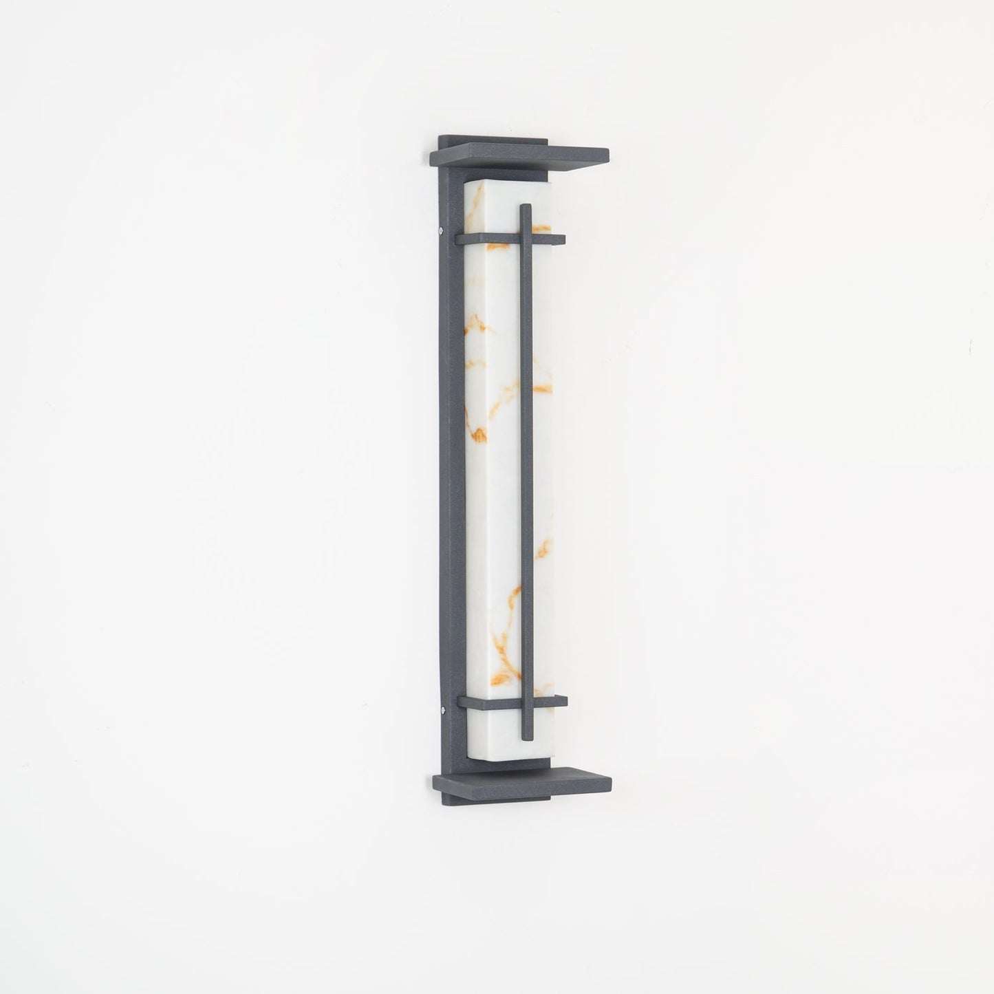 STRAVO Buitenlamp – Moderne LED Wandlamp met Marmer & RVS – Waterdicht IP65