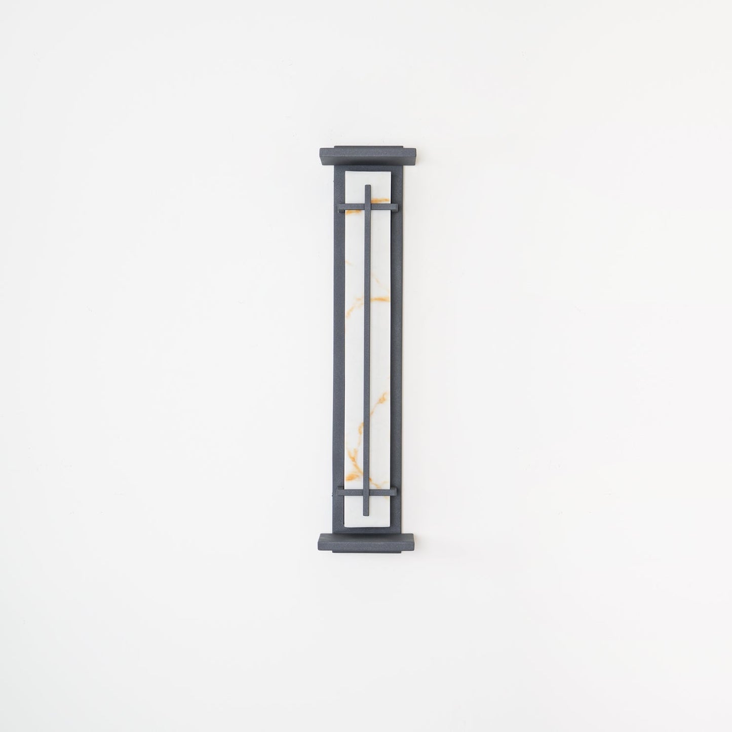 STRAVO Buitenlamp – Moderne LED Wandlamp met Marmer & RVS – Waterdicht IP65