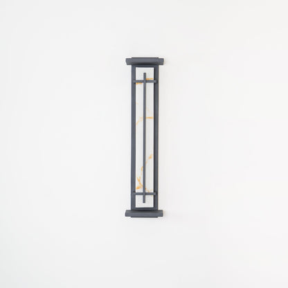 STRAVO Buitenlamp – Moderne LED Wandlamp met Marmer & RVS – Waterdicht IP65