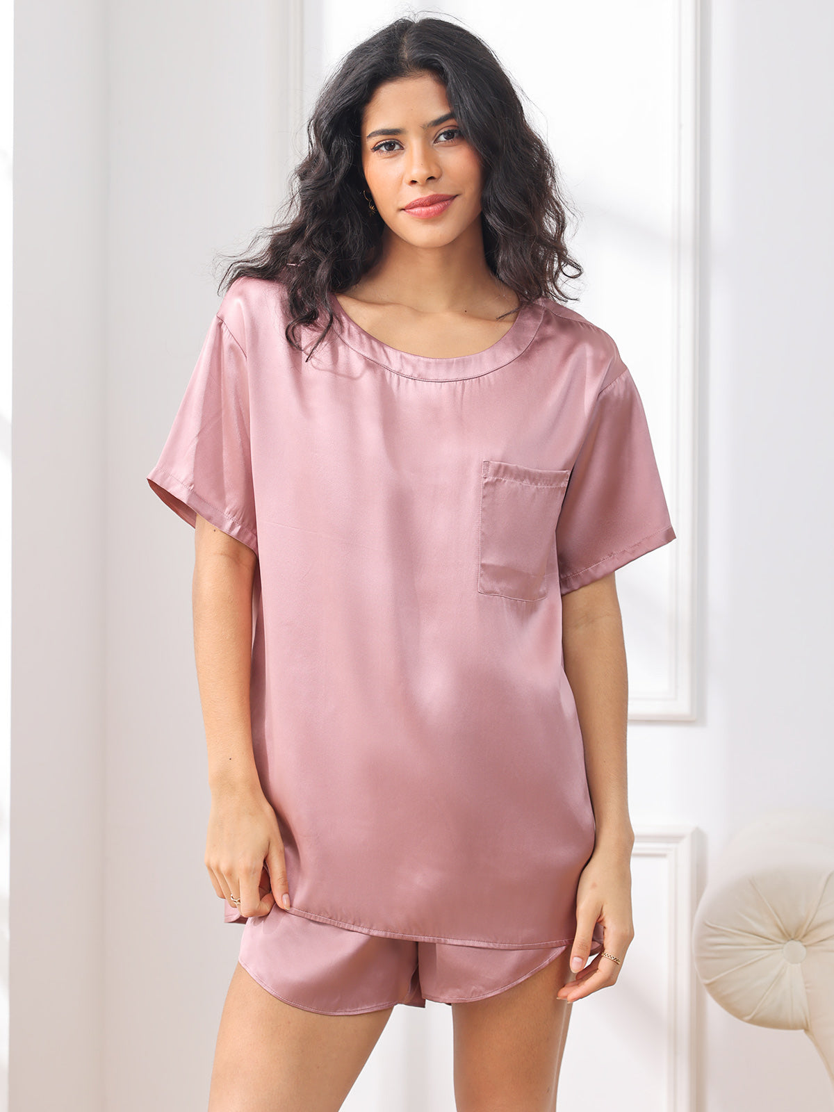 Lylia | Luxe Satijnen Dames Pyjama Set