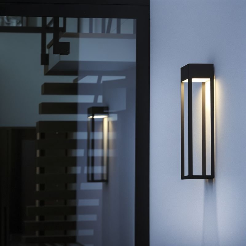 NoctaLux – Moderne Buitenlamp van RVS | LED | IP55 | Wandmontage