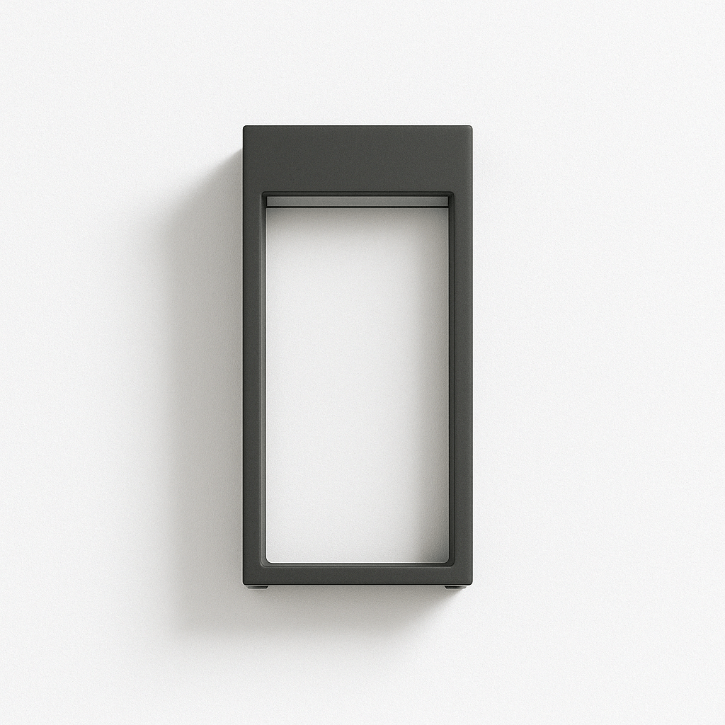 NoctaLux – Moderne Buitenlamp van RVS | LED | IP55 | Wandmontage