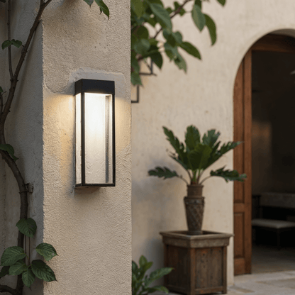 NoctaLux – Moderne Buitenlamp van RVS | LED | IP55 | Wandmontage