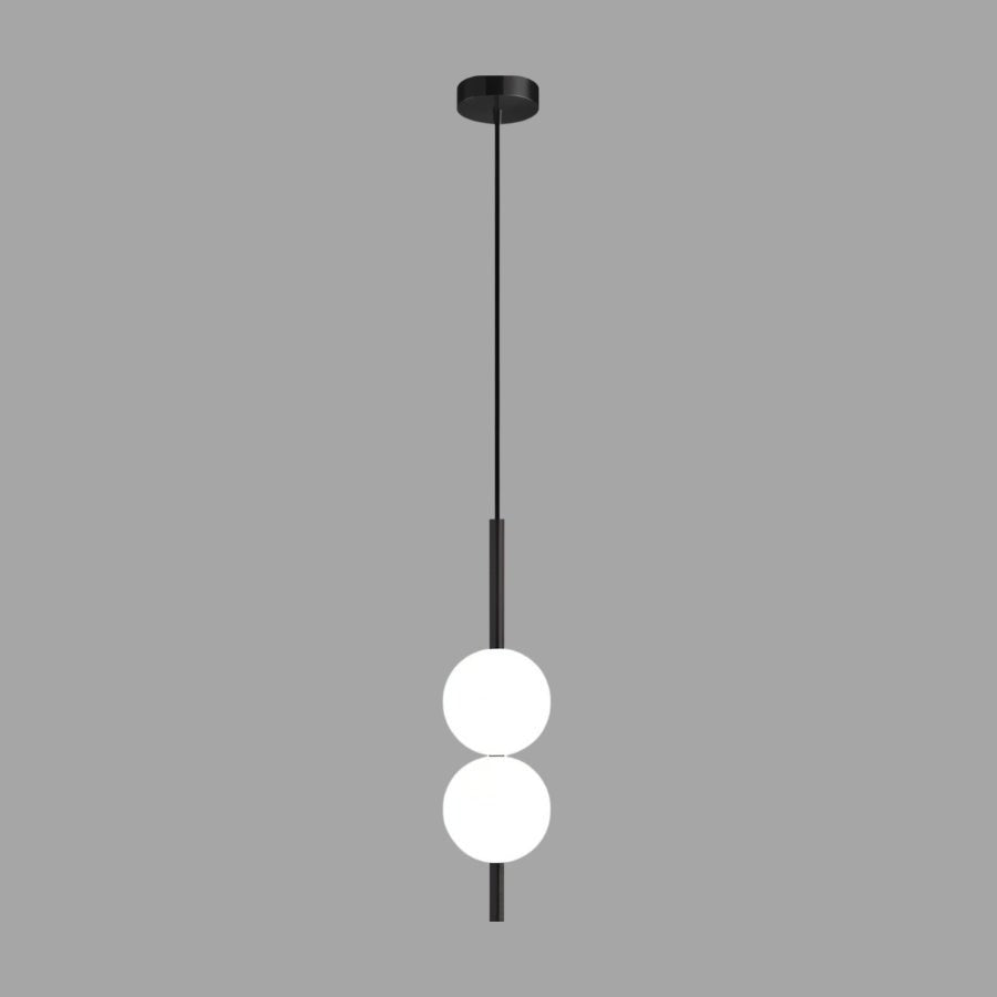Glazora – Moderne Hanglamp met Glazen Bol | Warm LED | Ø10cm