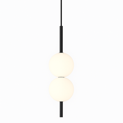 Glazora – Moderne Hanglamp met Glazen Bol | Warm LED | Ø10cm
