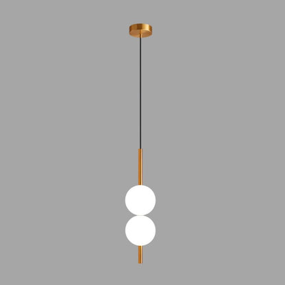 Glazora – Moderne Hanglamp met Glazen Bol | Warm LED | Ø10cm