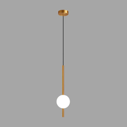Glazora – Moderne Hanglamp met Glazen Bol | Warm LED | Ø10cm
