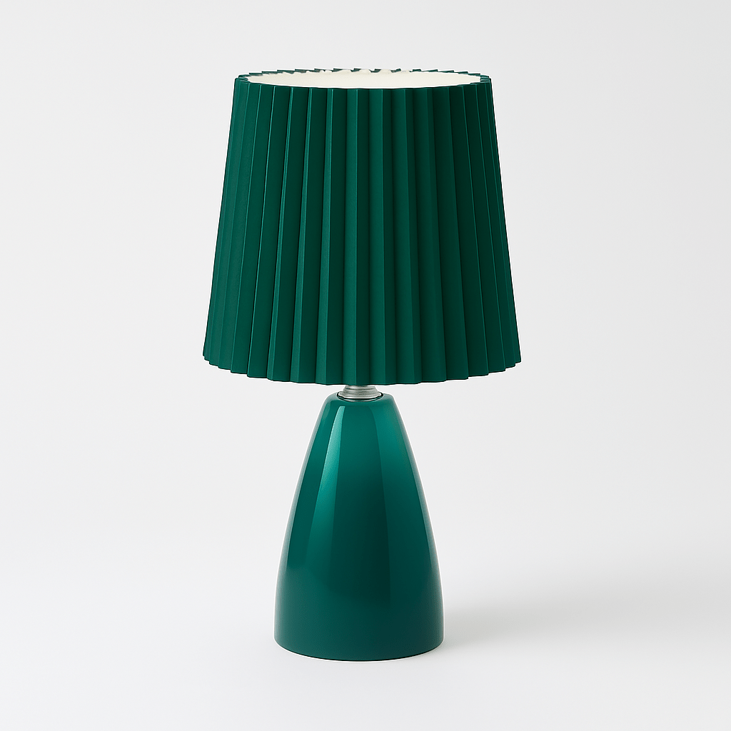 Apollo Tafellamp | Mid-Century Designlamp met Plissé Kap & LED Verlichting