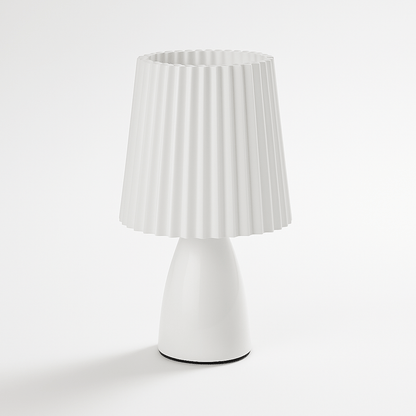 Apollo Tafellamp | Mid-Century Designlamp met Plissé Kap & LED Verlichting