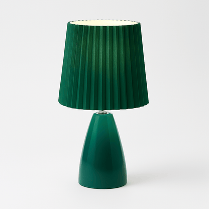 Apollo Tafellamp | Mid-Century Designlamp met Plissé Kap & LED Verlichting