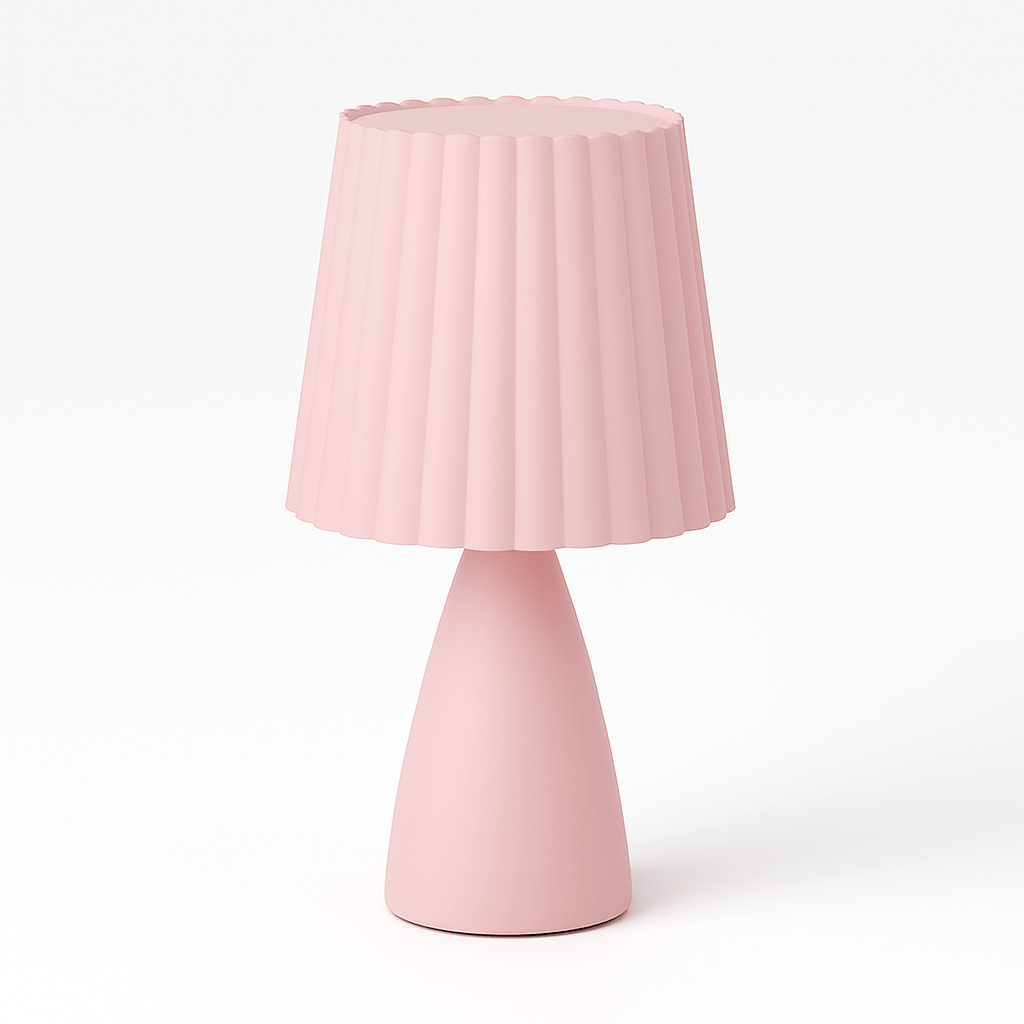 Apollo Tafellamp | Mid-Century Designlamp met Plissé Kap & LED Verlichting