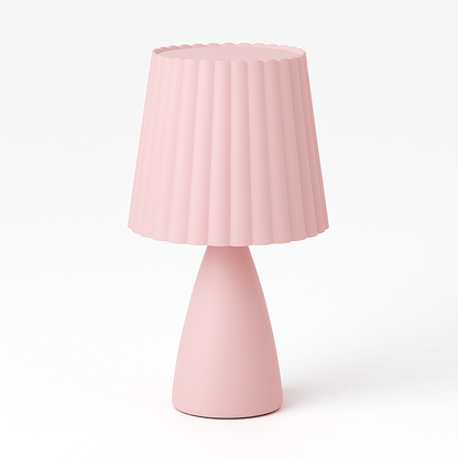 Apollo Tafellamp | Mid-Century Designlamp met Plissé Kap & LED Verlichting