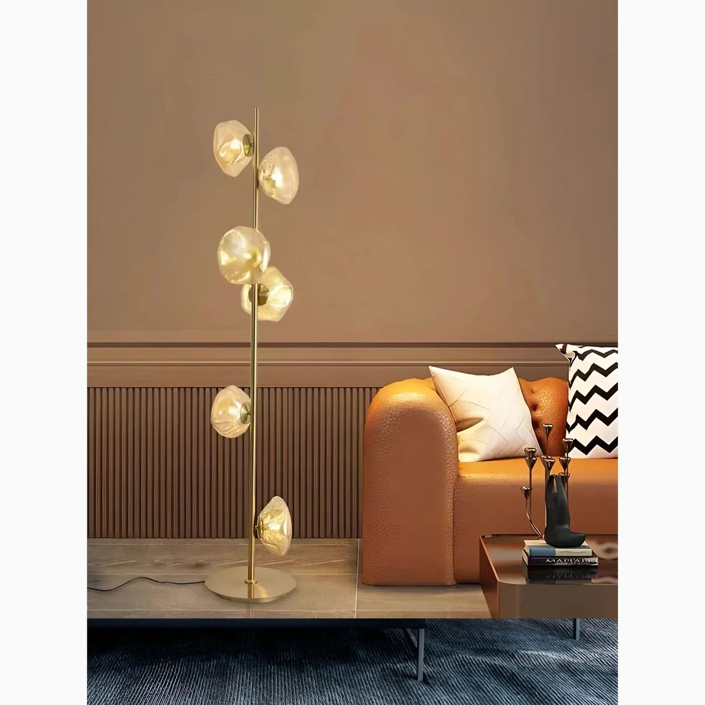 CloudGlow - Kunstzinnige Glazen LED Vloer- en Tafellamp