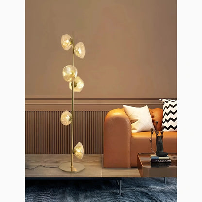 CloudGlow - Kunstzinnige Glazen LED Vloer- en Tafellamp