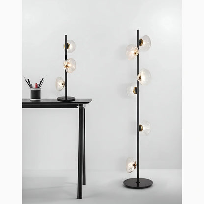 CloudGlow - Kunstzinnige Glazen LED Vloer- en Tafellamp