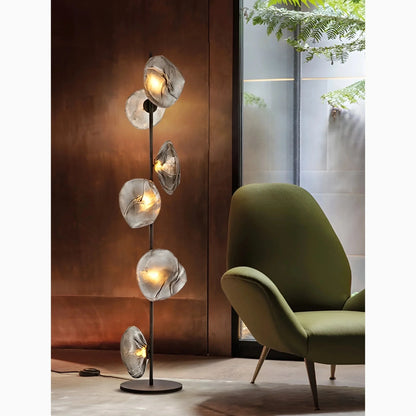 CloudGlow - Kunstzinnige Glazen LED Vloer- en Tafellamp