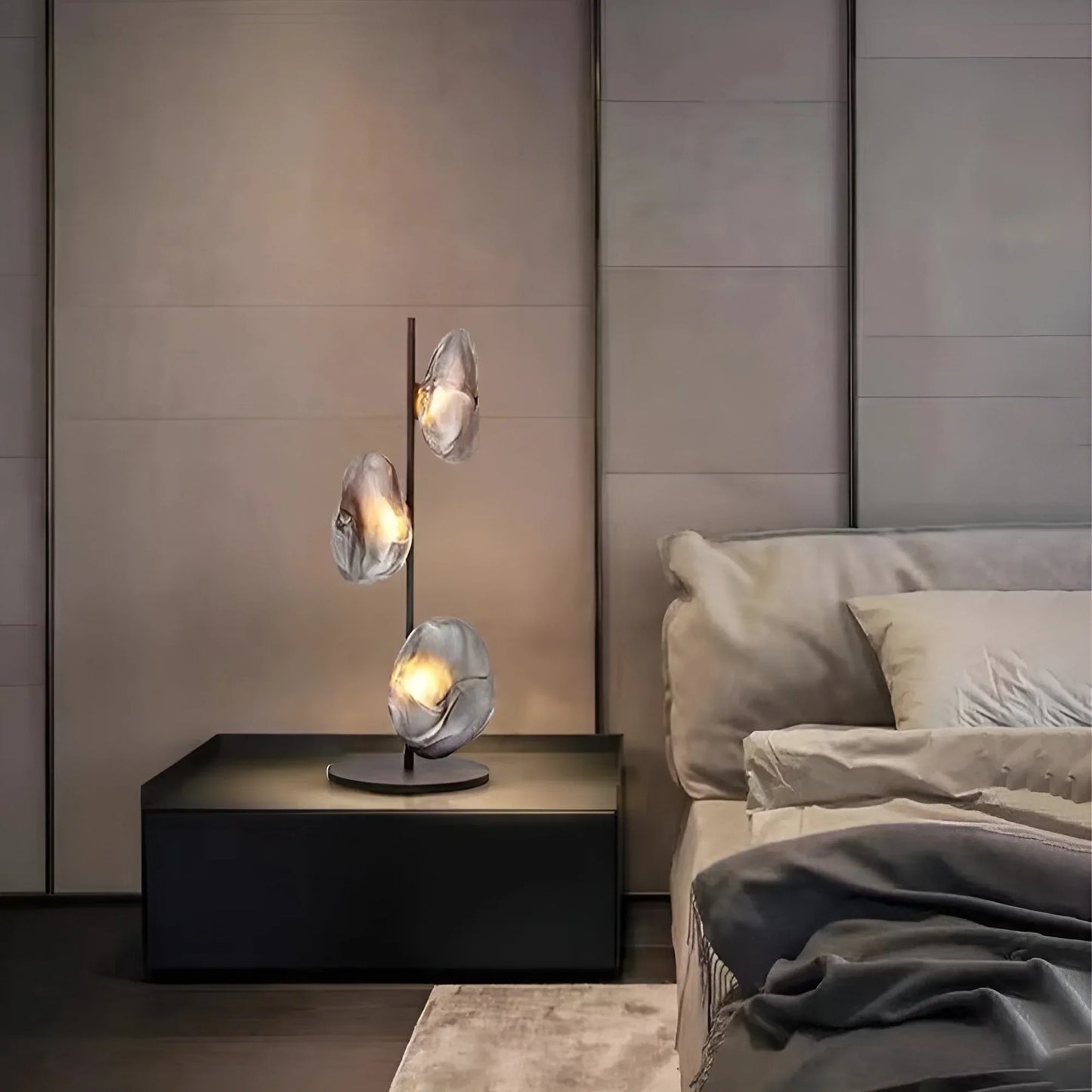 CloudGlow - Kunstzinnige Glazen LED Vloer- en Tafellamp