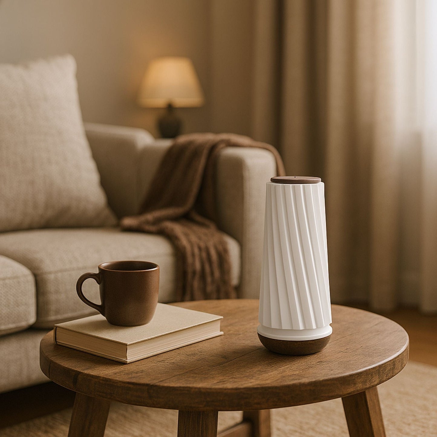 ScencaGlow | Minimalistische Aroma Diffuser met Bluetooth & Koudverneveling