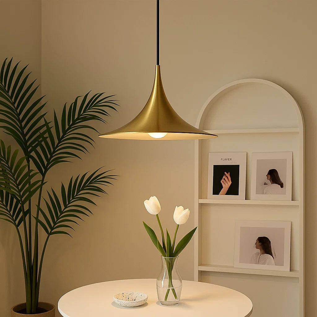 ScandiShine Hanglamp | Scandinavisch Design | Warm Wit Licht | Metaal | 90-260V