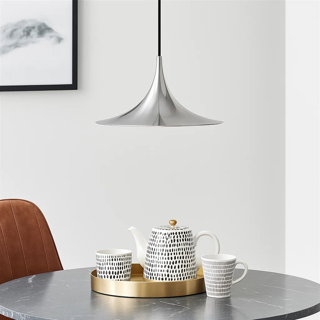 ScandiShine Hanglamp | Scandinavisch Design | Warm Wit Licht | Metaal | 90-260V