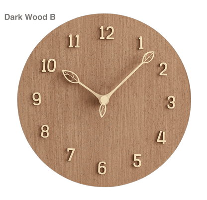 TimberTime | Stijlvolle Houten Wandklok