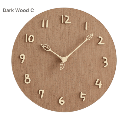 TimberTime | Stijlvolle Houten Wandklok