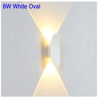STRALO LED Wandlamp Buiten – IP65 – Warm Wit – Ovaal of Rechthoek – 6W