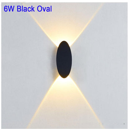 STRALO LED Wandlamp Buiten – IP65 – Warm Wit – Ovaal of Rechthoek – 6W