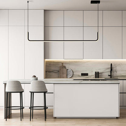 Lumivault | Moderne Hanglamp – Zwart of Goud – Dimbare LED – Voor Eettafel of Keuken
