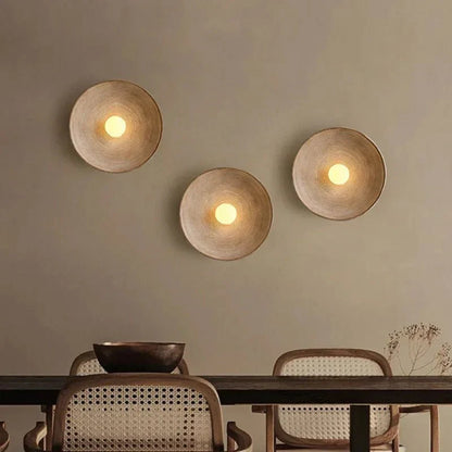 HaruGlow Wandlamp – Natuurlijke Houten Wandverlichting met Warm Licht