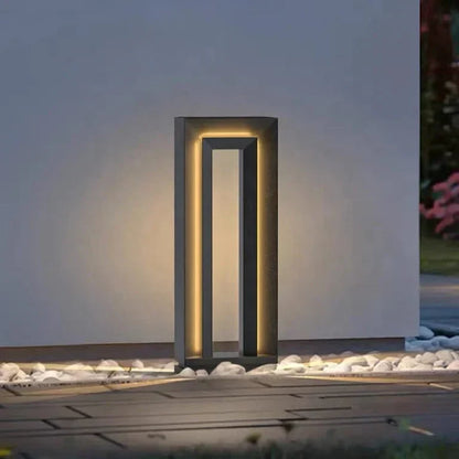 VELTURA Padlamp – Moderne LED Buitenverlichting – IP66 – Roestvrij Staal & Acryl